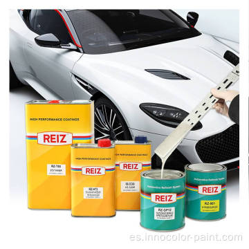 Reiz Crystal Silver White White Grey Automotive Automotive Automotive Cubo 1K Pintura de automóvil en spray